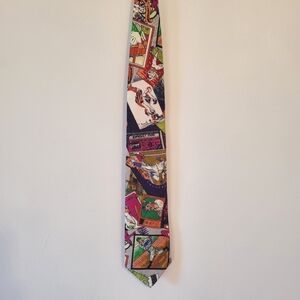 Ugo Modena Vintage 1992 Baseball Fan Necktie Nwot